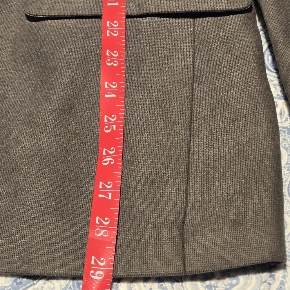 Lauren Ralph Lauren Men's 42S Gray Blazer w/ Checked Gray & Blue Lining 5 Pocket